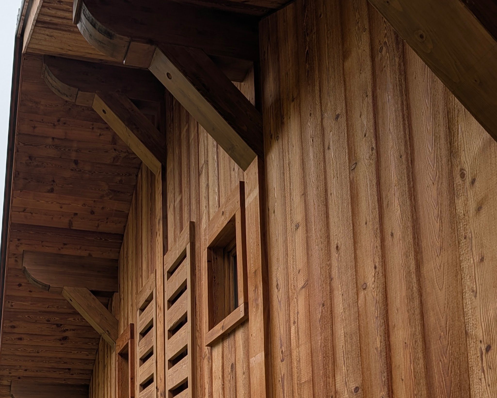 Larch cladding