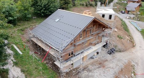 The finished roof